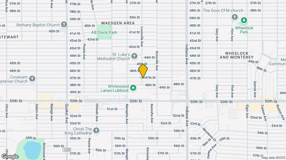 3617 47th St Map and Location Details