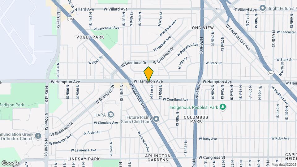 8115 W Hampton Ave Map and Location Details