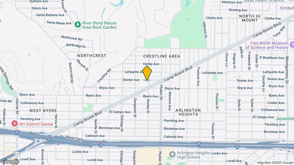 4701 Dexter Ave Map and Location Details