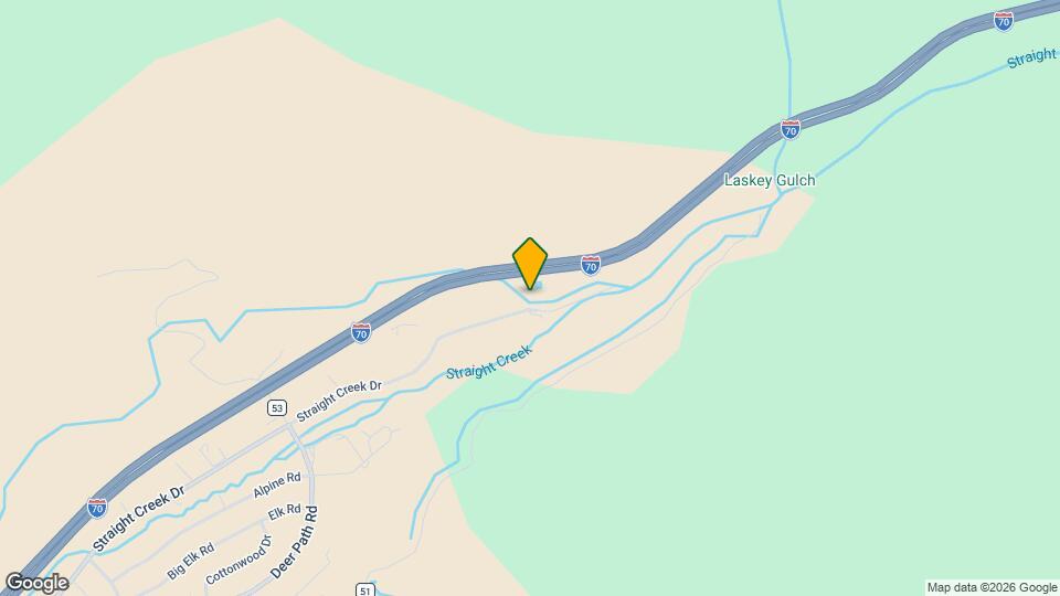 1323 Straight Creek Dr Map and Location Details