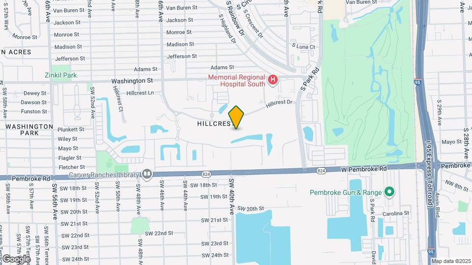 4200 Hillcrest Dr, Unit 1015 Mapa y Detalles de la Ubicación