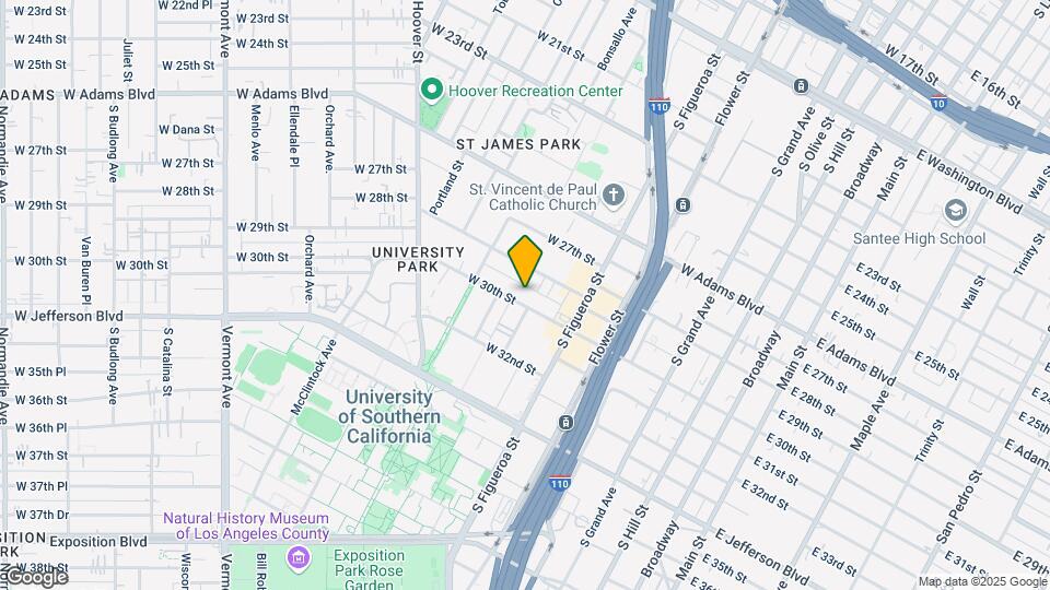 707 W 30th St Map and Location Details