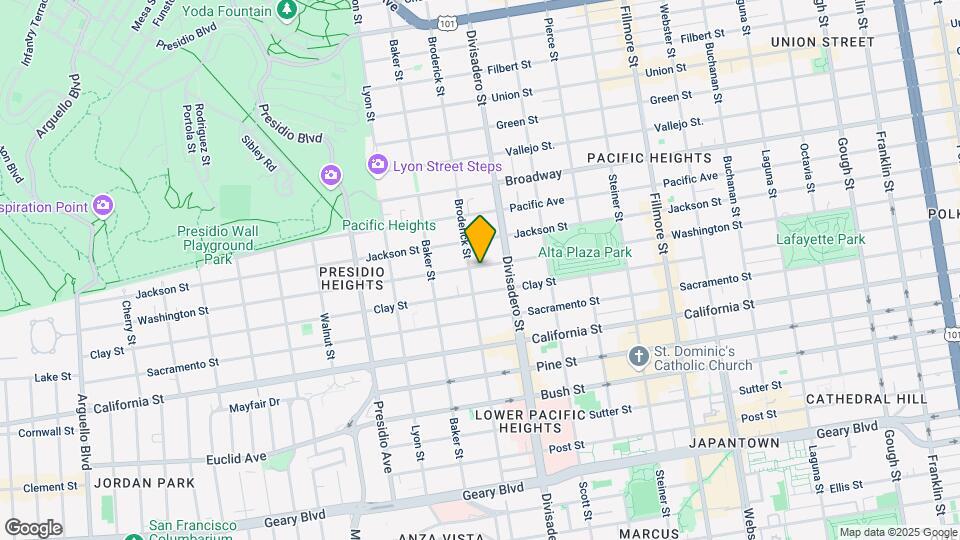 2977 Washington St Map and Location Details