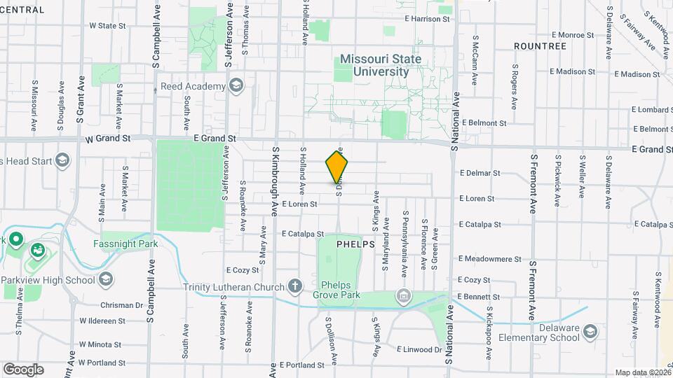 830 E Delmar St Map and Location Details