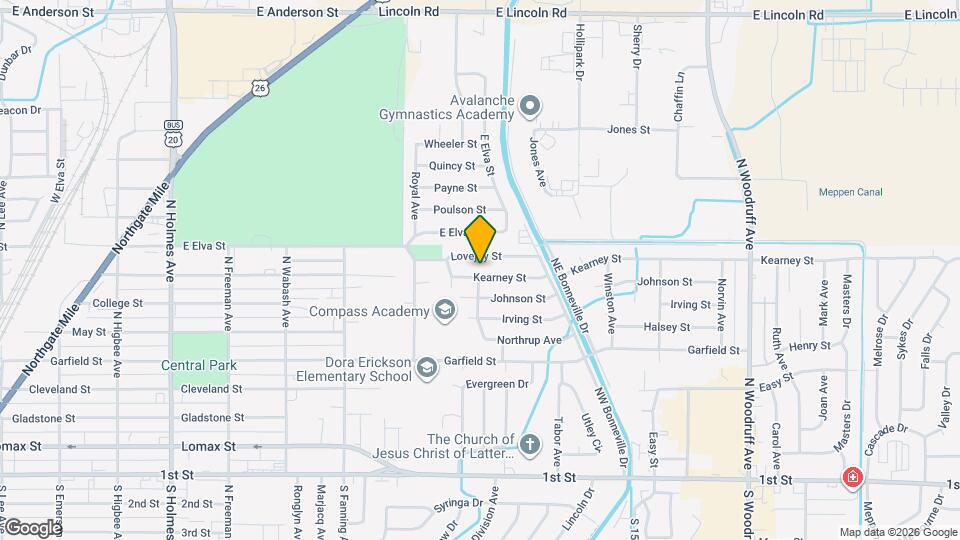 1055 Kearney St Map and Location Details