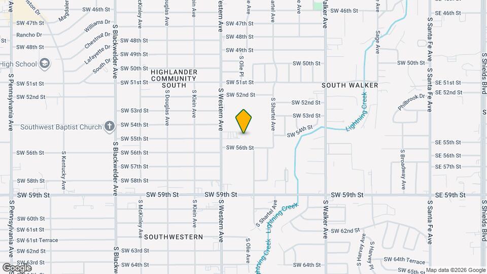 5512 S Western Ave Map and Location Details