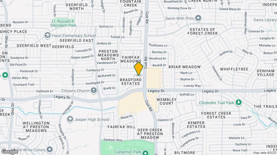 7109 Chandler Dr Map and Location Details