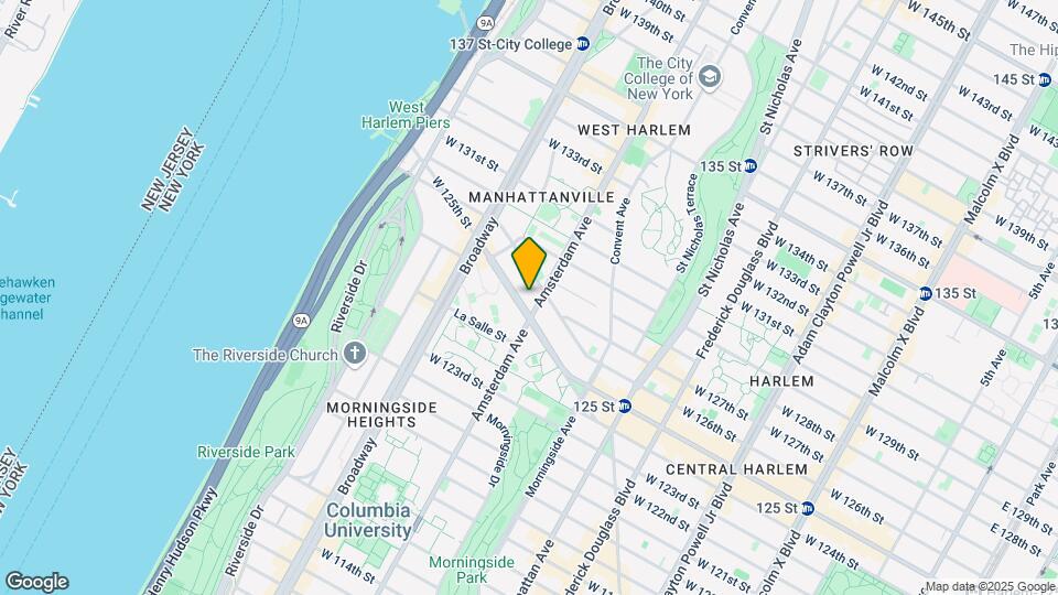 511 W 125th St Map and Location Details