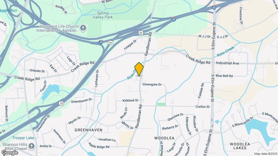 2616 Randleman Rd Map and Location Details