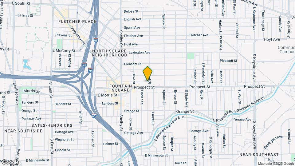 1022 Laurel St Map and Location Details