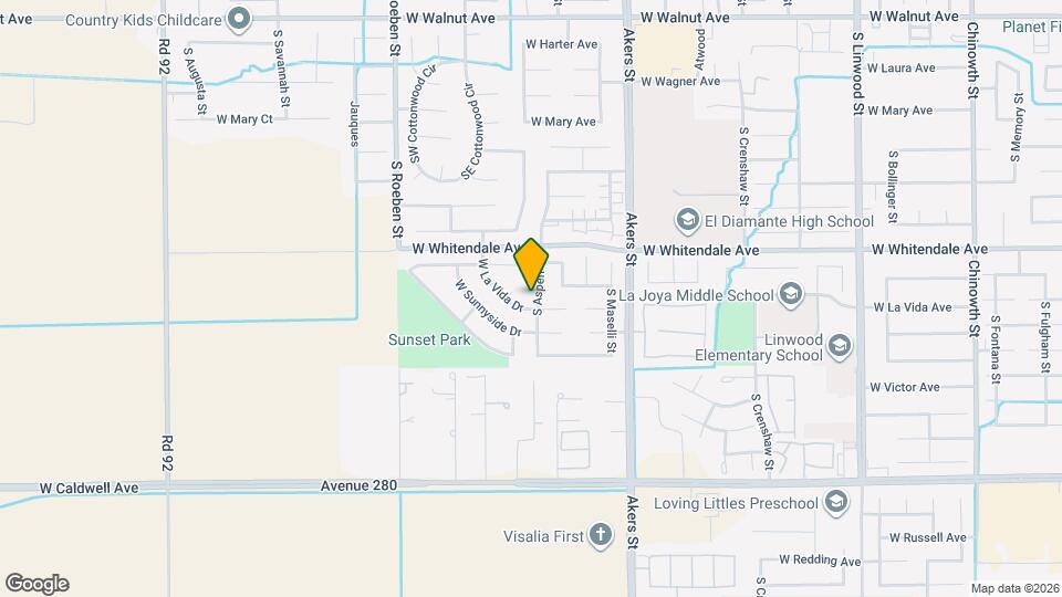 2935 S Aspen St Map and Location Details