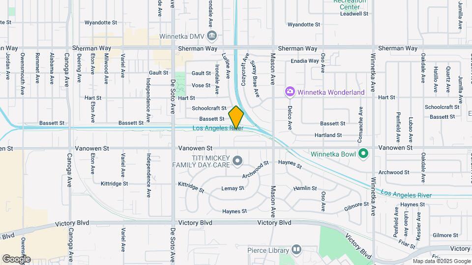 20633 Hartland St Map and Location Details