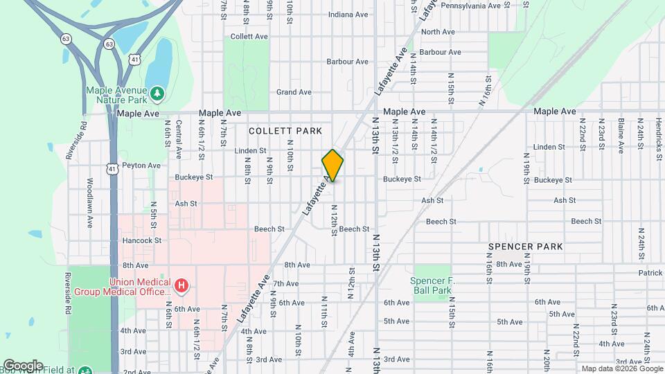 1822 N 12th St, Unit 1822 Mapa y Detalles de la Ubicación