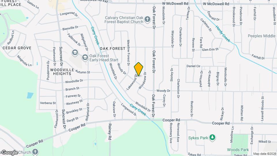 3138 Lakewood Dr Map and Location Details