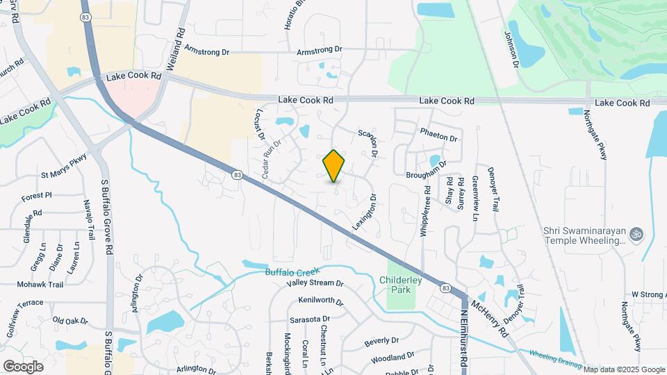 584 Williamsburg Ct Map and Location Details