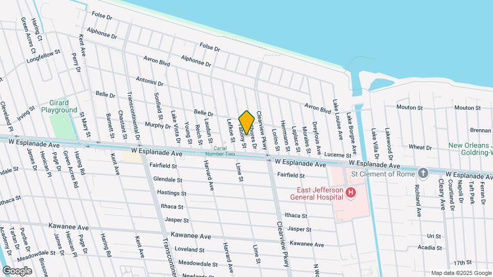 4425 Tabony St Map and Location Details