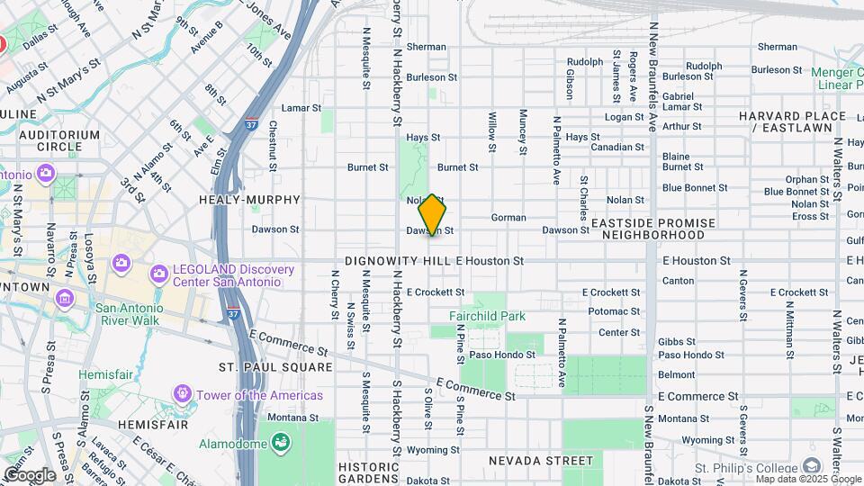 514 N Olive St Map and Location Details