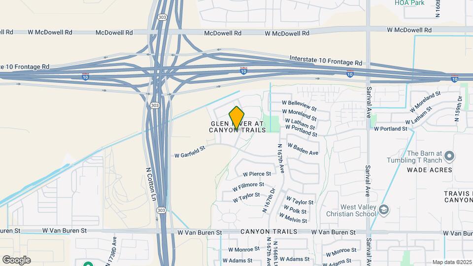 960 N 168th Dr Map and Location Details