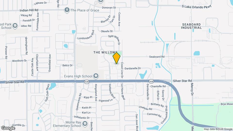 2803 Waxy Willow Ln Mapa y Detalles de la Ubicación