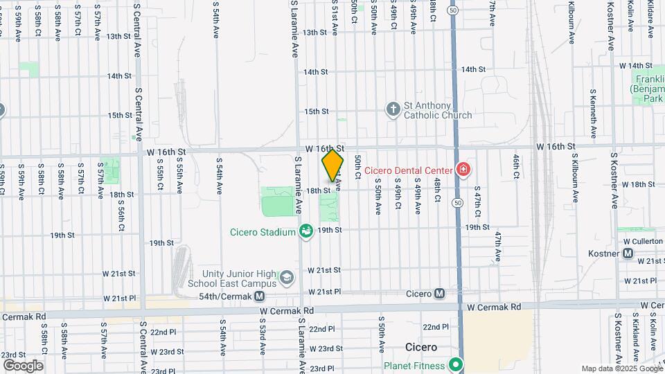 1638 S 51st Ave Map and Location Details