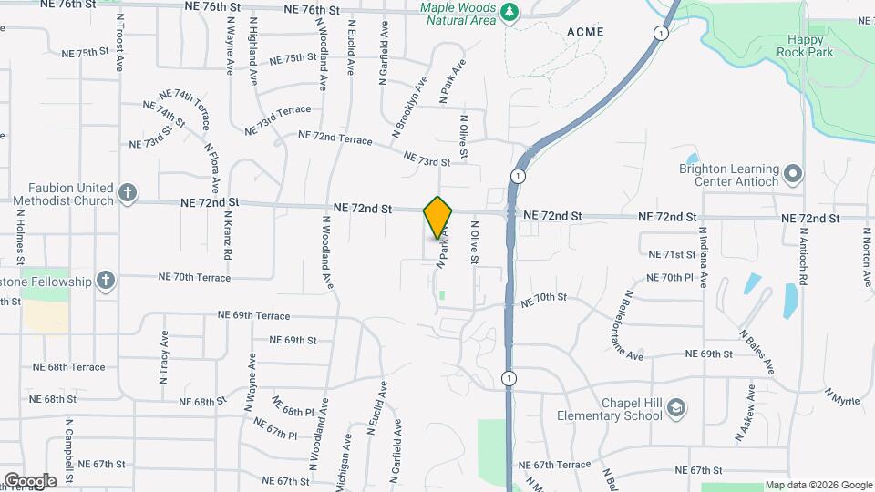 7104 N Park Ave Mapa y Detalles de la Ubicación