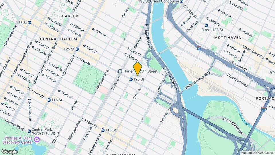 165 E 125th St Map and Location Details
