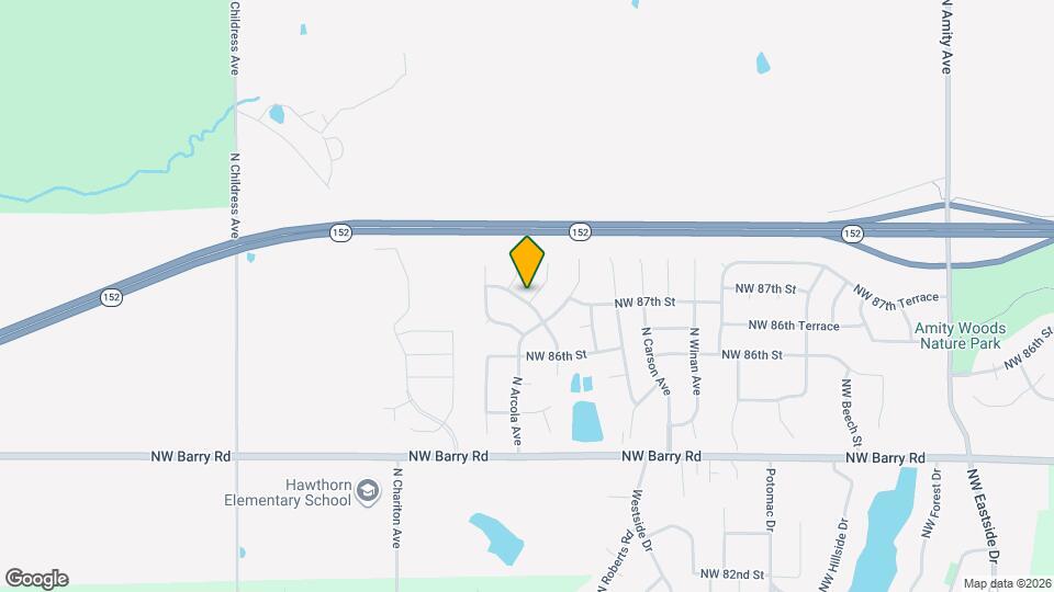 8716 N Paris Ave Map and Location Details