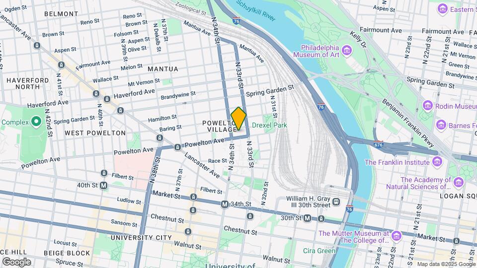 3321 Powelton Ave Map and Location Details