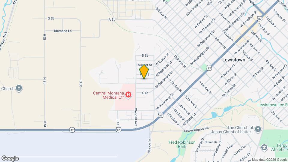 Snowy Mountain Homes Mapa y Detalles de la Ubicación