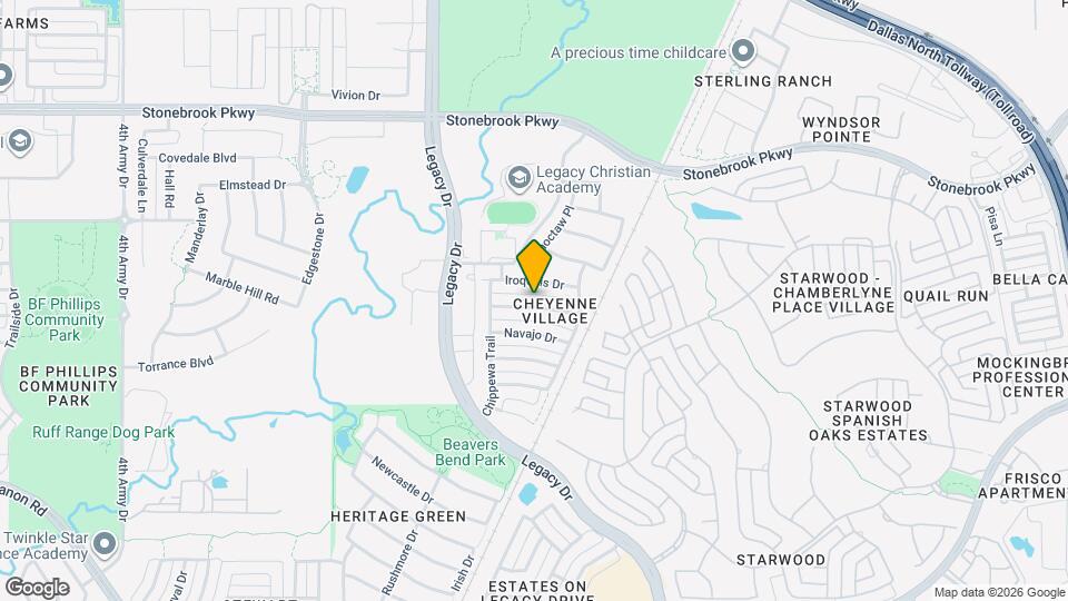 5102 Kiowa Dr Map and Location Details