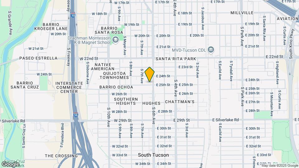 20-28 W 25th St Mapa y Detalles de la Ubicación