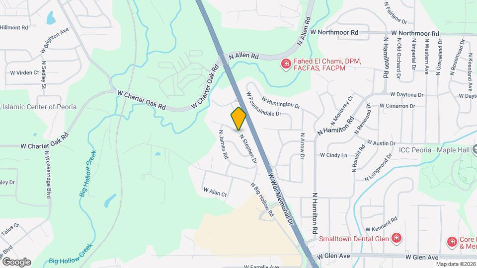 5517 N Stephen Dr Map and Location Details