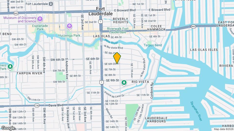 816 SE 6th Ct Map and Location Details