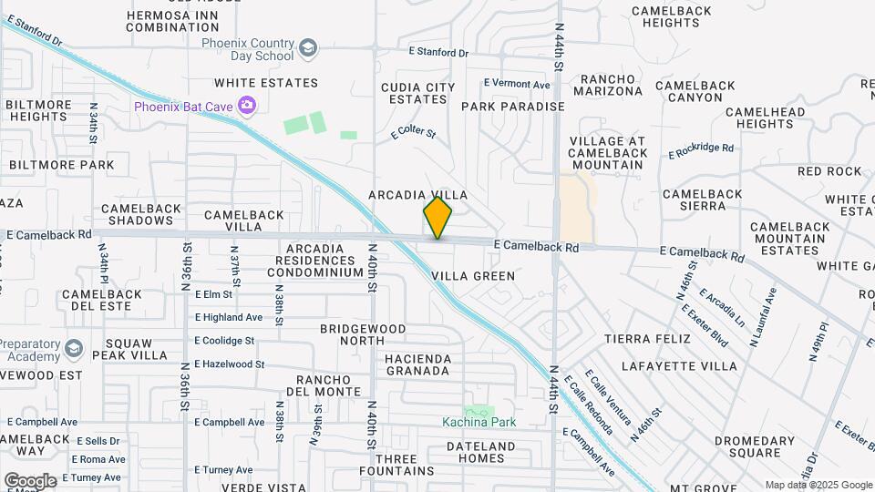 4111 E Camelback Rd, Unit 18 Map and Location Details