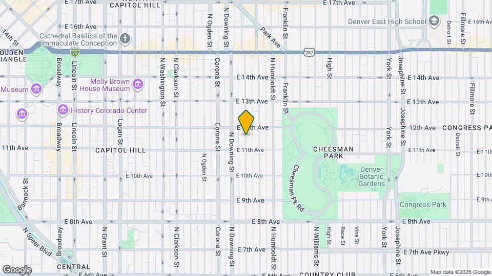 1151 Marion St Mapa y Detalles de la Ubicación