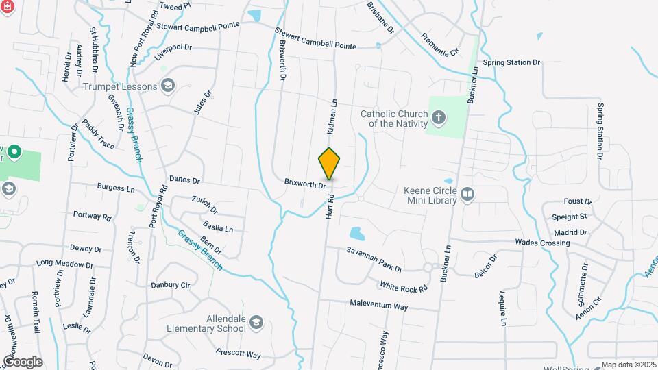 1149 Brixworth Dr Map and Location Details