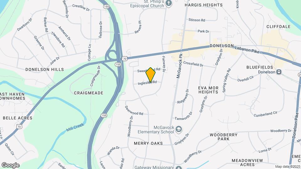 2313 Ingleside Dr Map and Location Details