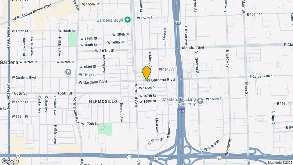 820 W Gardena Blvd Mapa y Detalles de la Ubicación