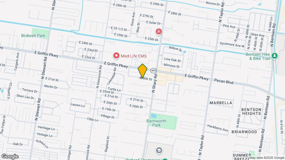 2302 Brock St Map and Location Details