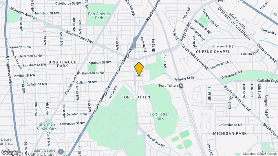 14 Gallatin St NE, Unit 2 Map and Location Details