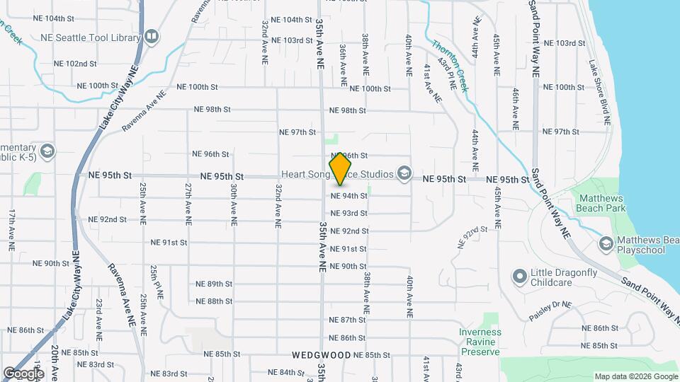 3518 Northeast 94th Street, Unit Unit A Map and Location Details