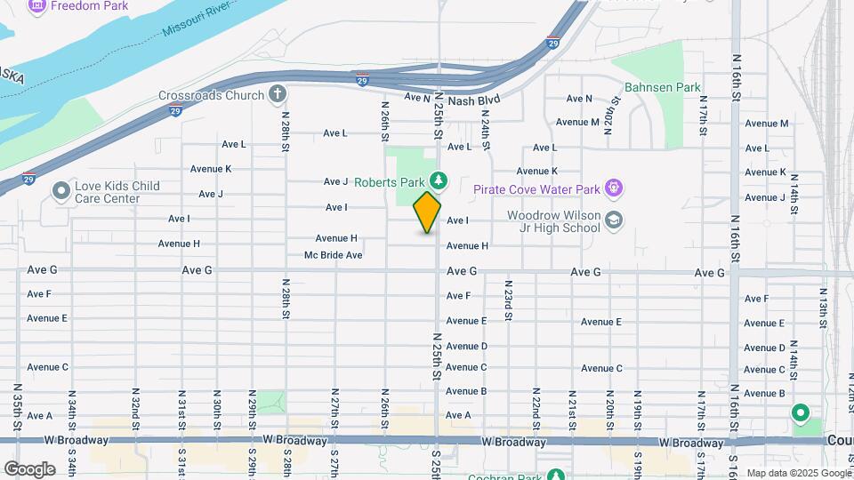 2508 Avenue H Map and Location Details