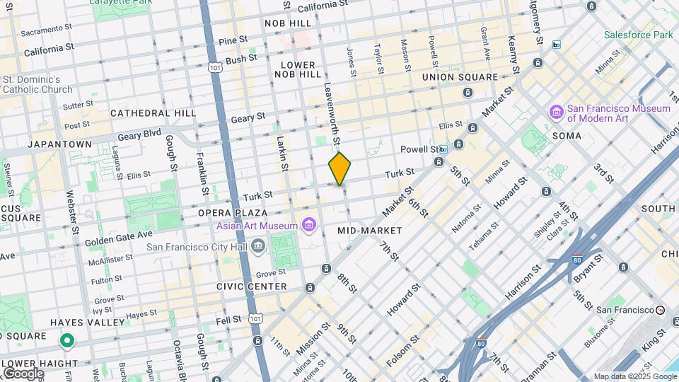 145 Leavenworth St Map and Location Details