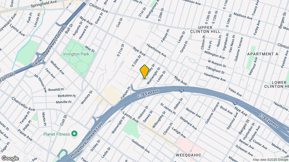 92 Schley St, Unit 2 Map and Location Details