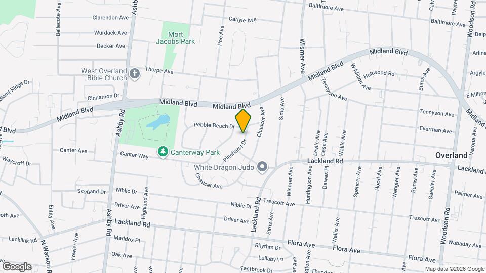 2437 Pinehurst Dr Map and Location Details