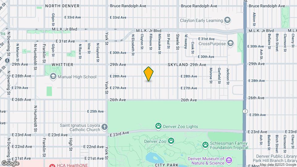 2717 Fillmore St Map and Location Details