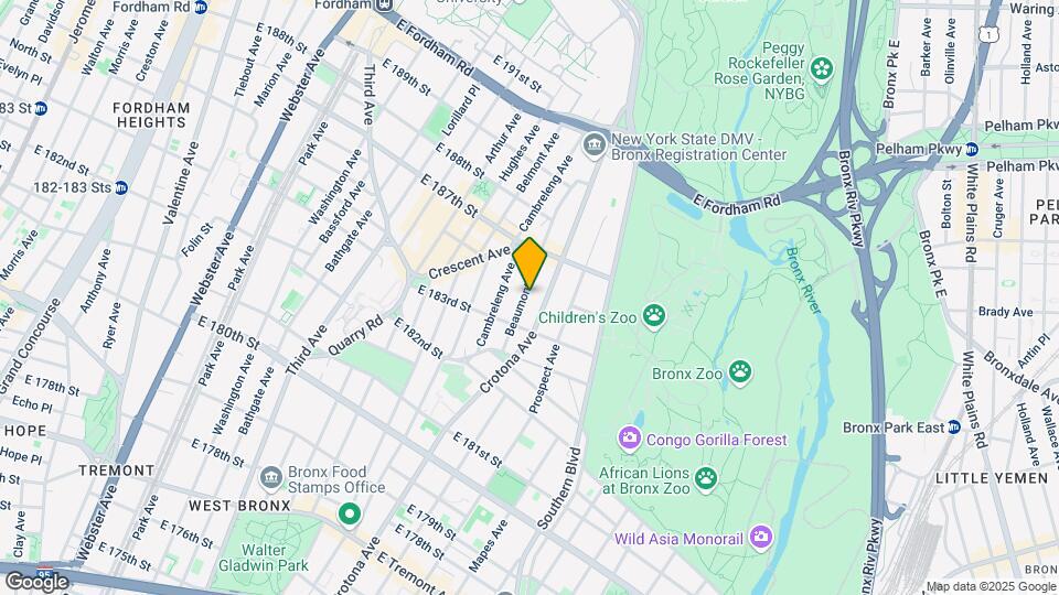 2316-2324 Beaumont Ave Mapa y Detalles de la Ubicación