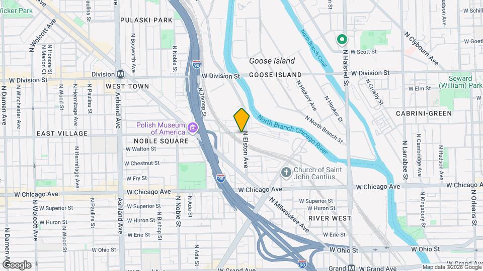 1203 W Augusta Blvd Map and Location Details