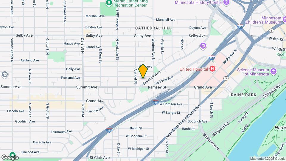 415 Summit Ave Map and Location Details