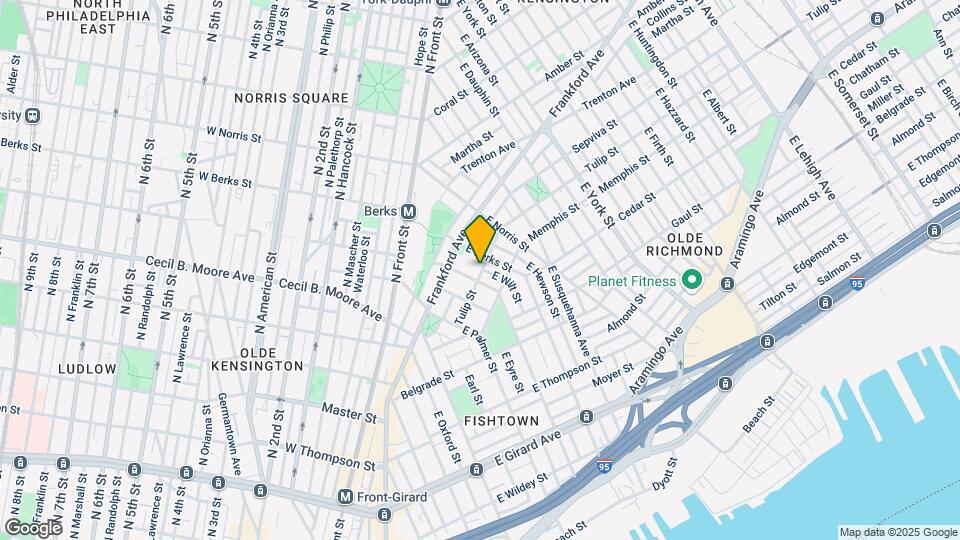 1810 Tulip St Map and Location Details